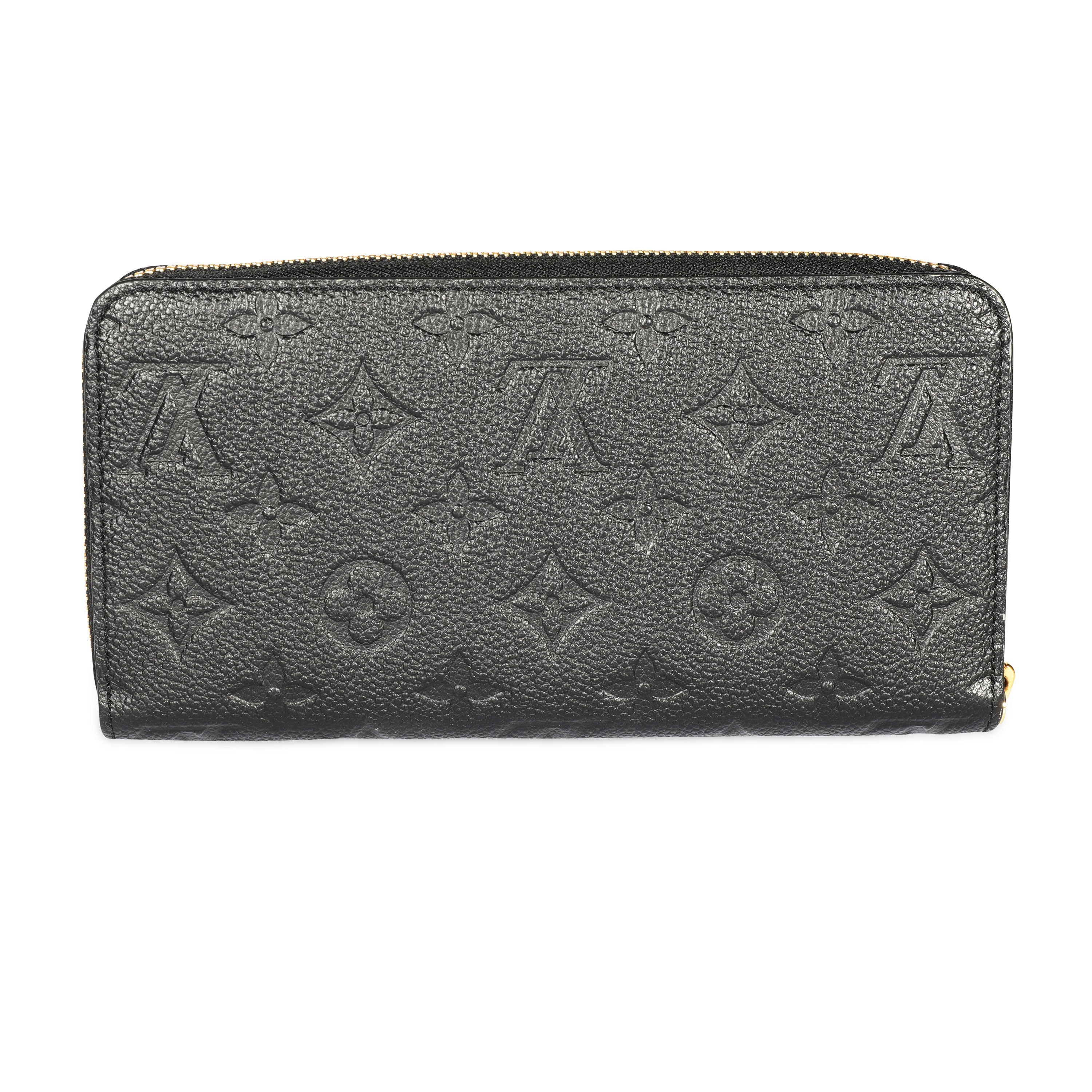 Louis Vuitton Louis Vuitton Black Monogram Empreinte Zippy Wallet