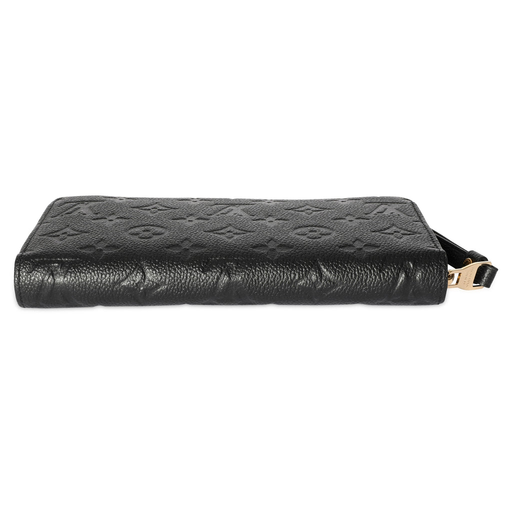 Louis Vuitton Louis Vuitton Black Monogram Empreinte Zippy Wallet