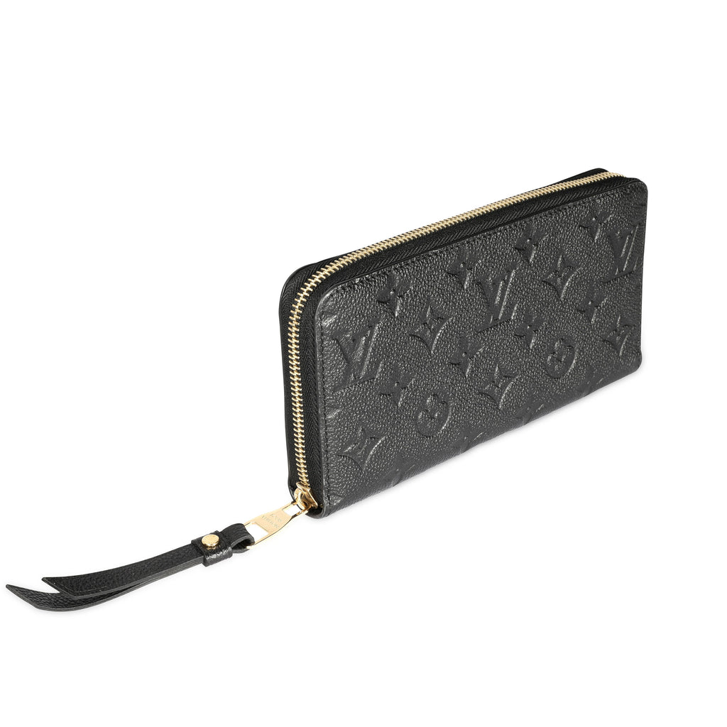 Louis Vuitton Louis Vuitton Black Monogram Empreinte Zippy Wallet