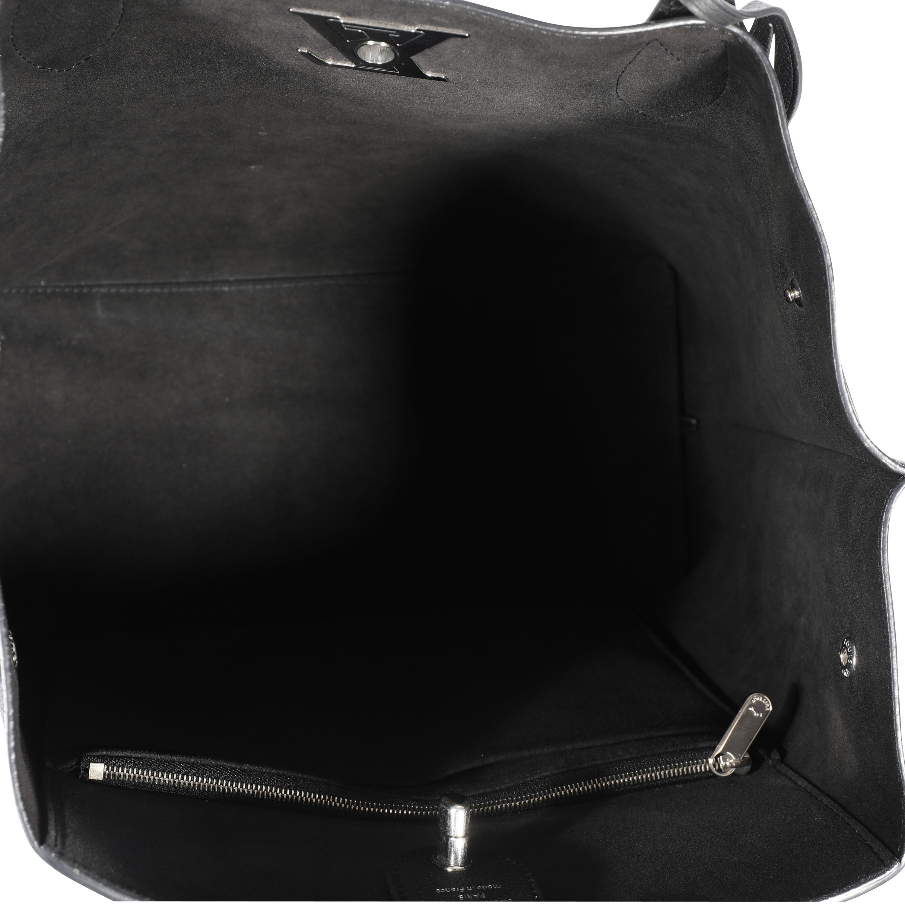 Louis Vuitton Louis Vuitton Black Calfskin Lockme Go Tote