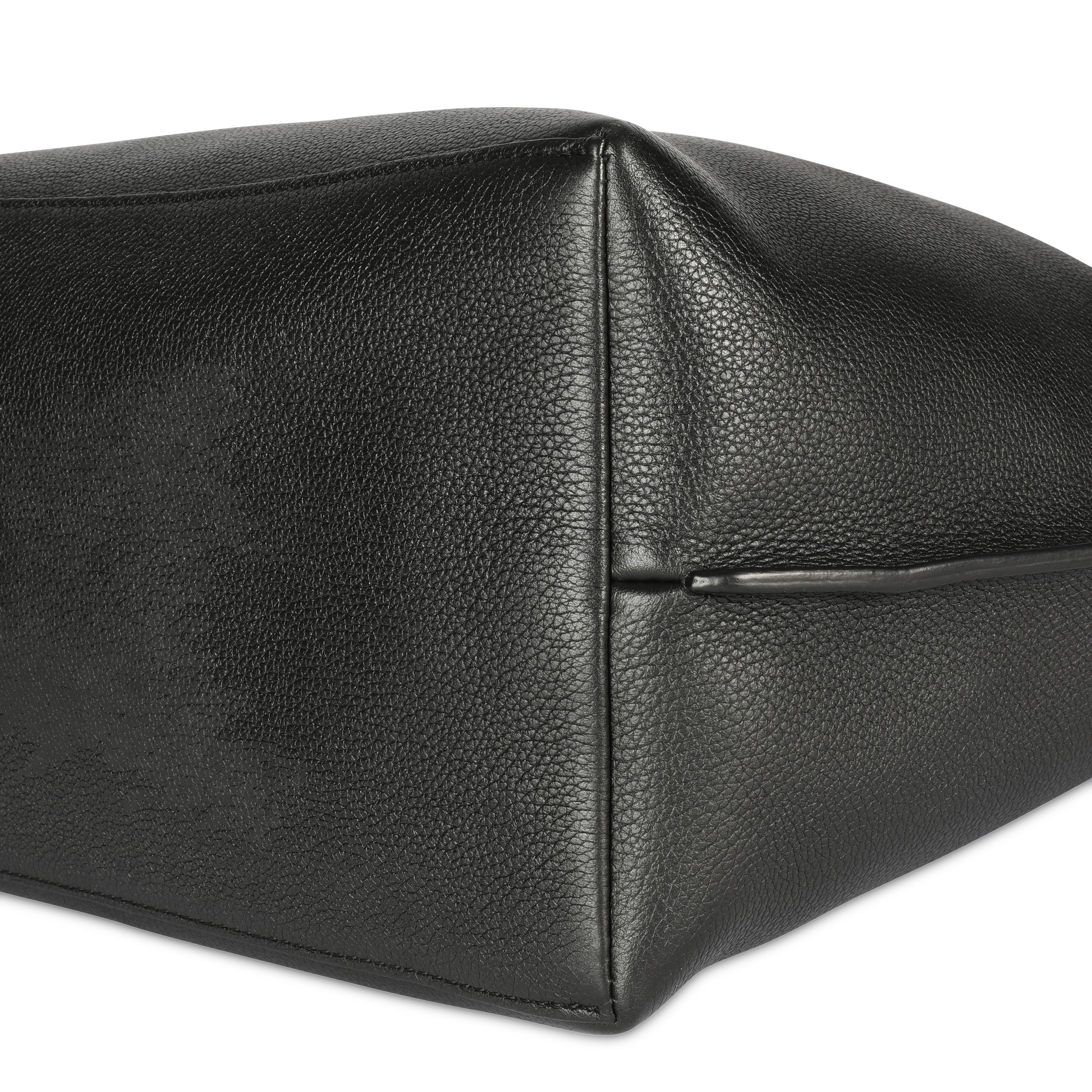 Louis Vuitton Louis Vuitton Black Calfskin Lockme Go Tote