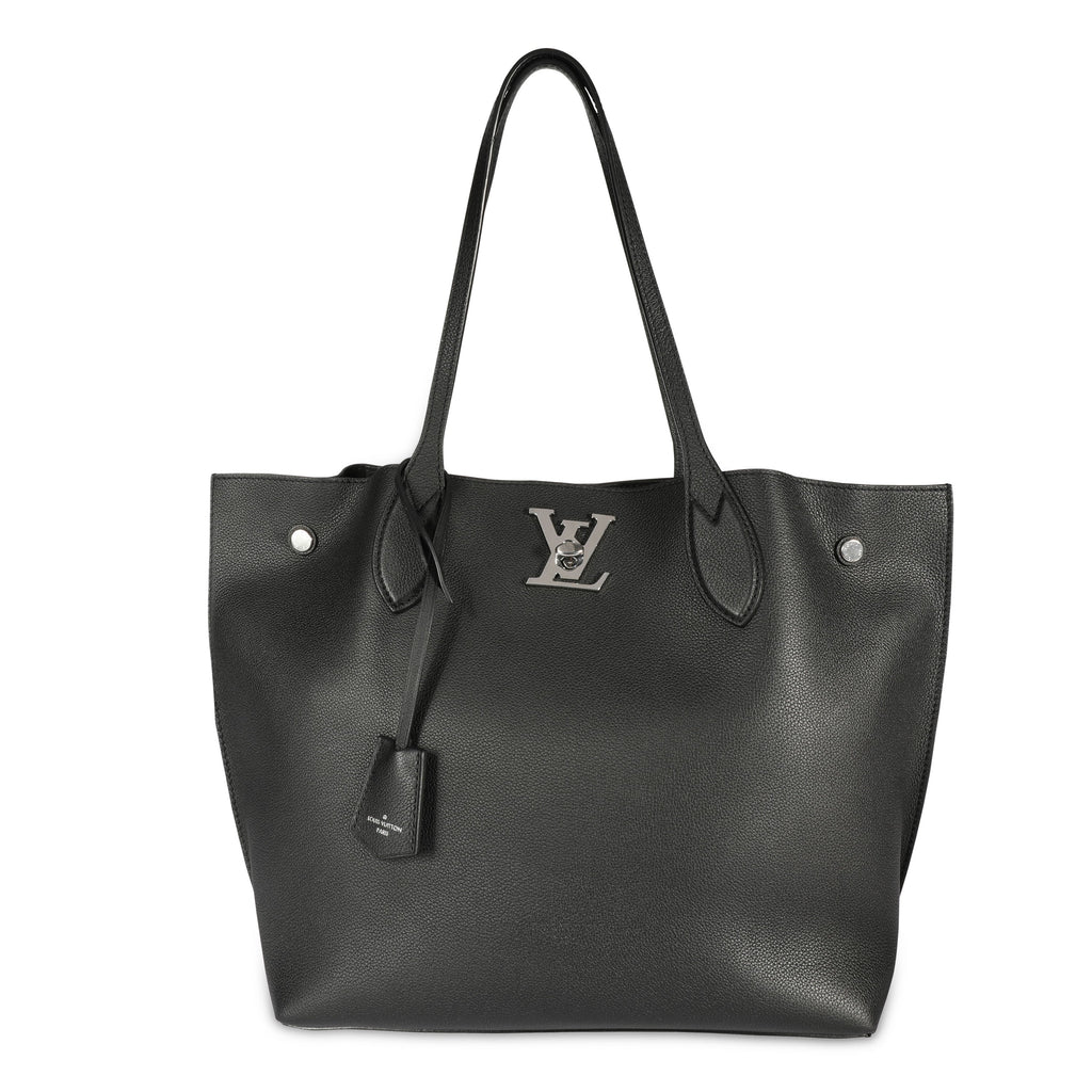 Louis Vuitton Louis Vuitton Black Calfskin Lockme Go Tote