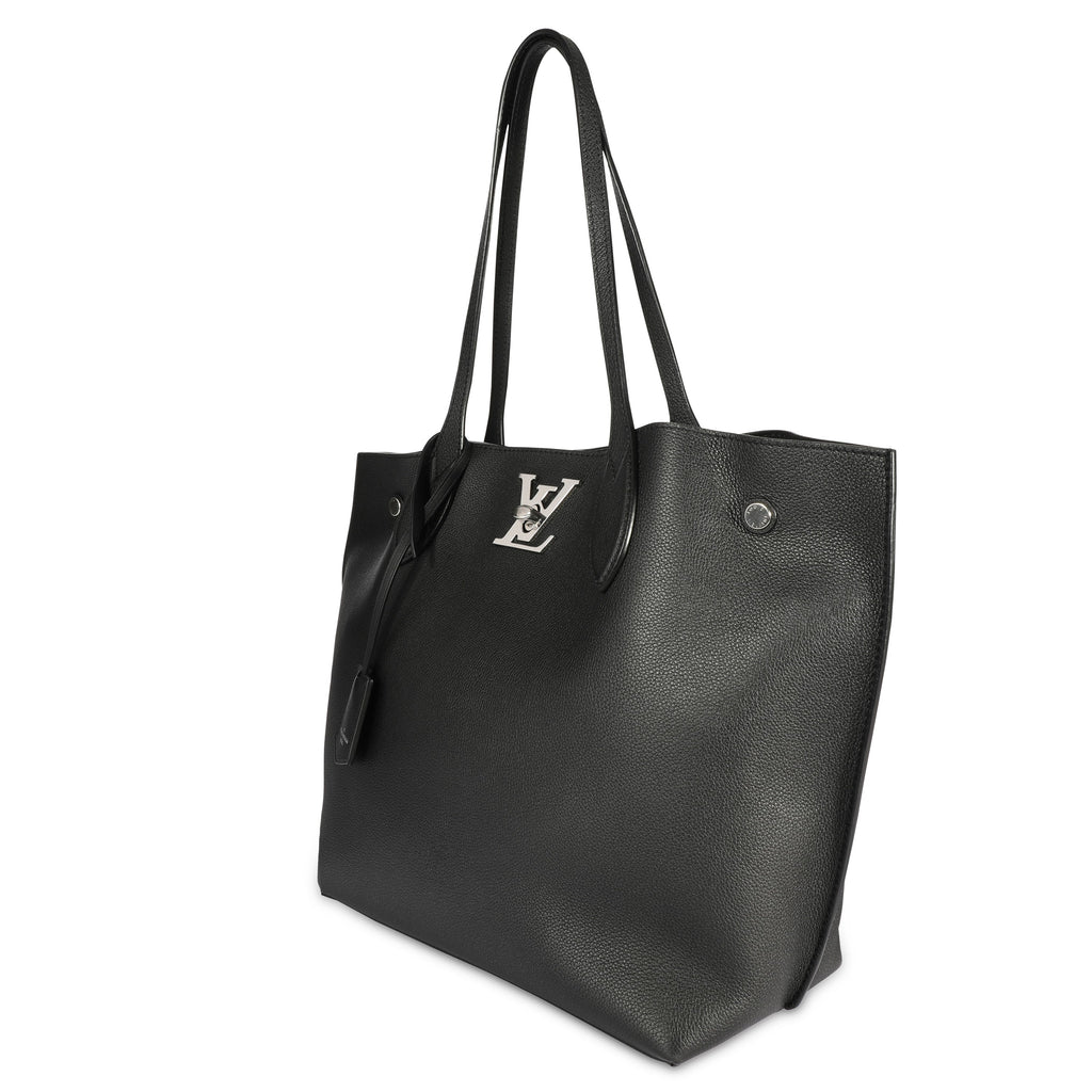 Louis Vuitton Louis Vuitton Black Calfskin Lockme Go Tote