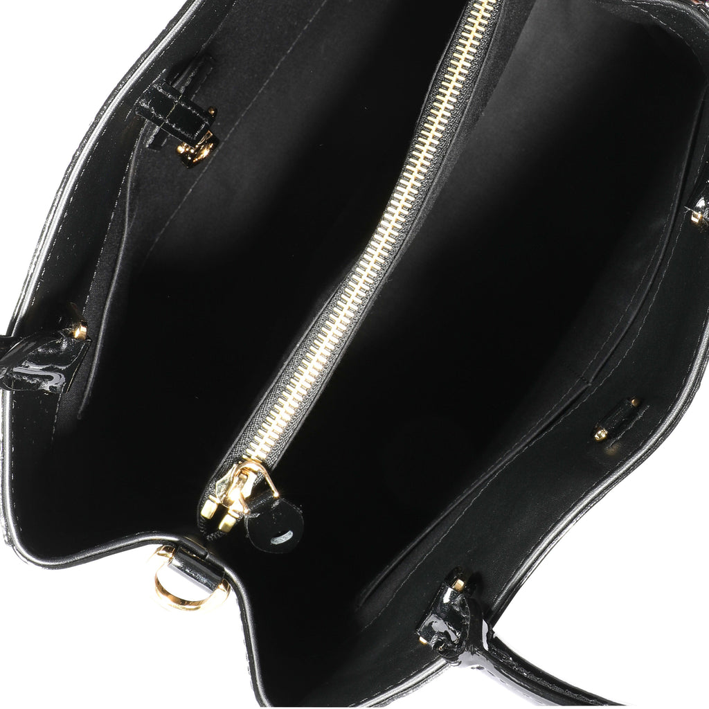 Louis Vuitton Louis Vuitton Black Monogram Vernis Montaigne MM