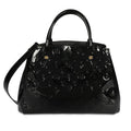 Louis Vuitton Louis Vuitton Black Monogram Vernis Montaigne MM