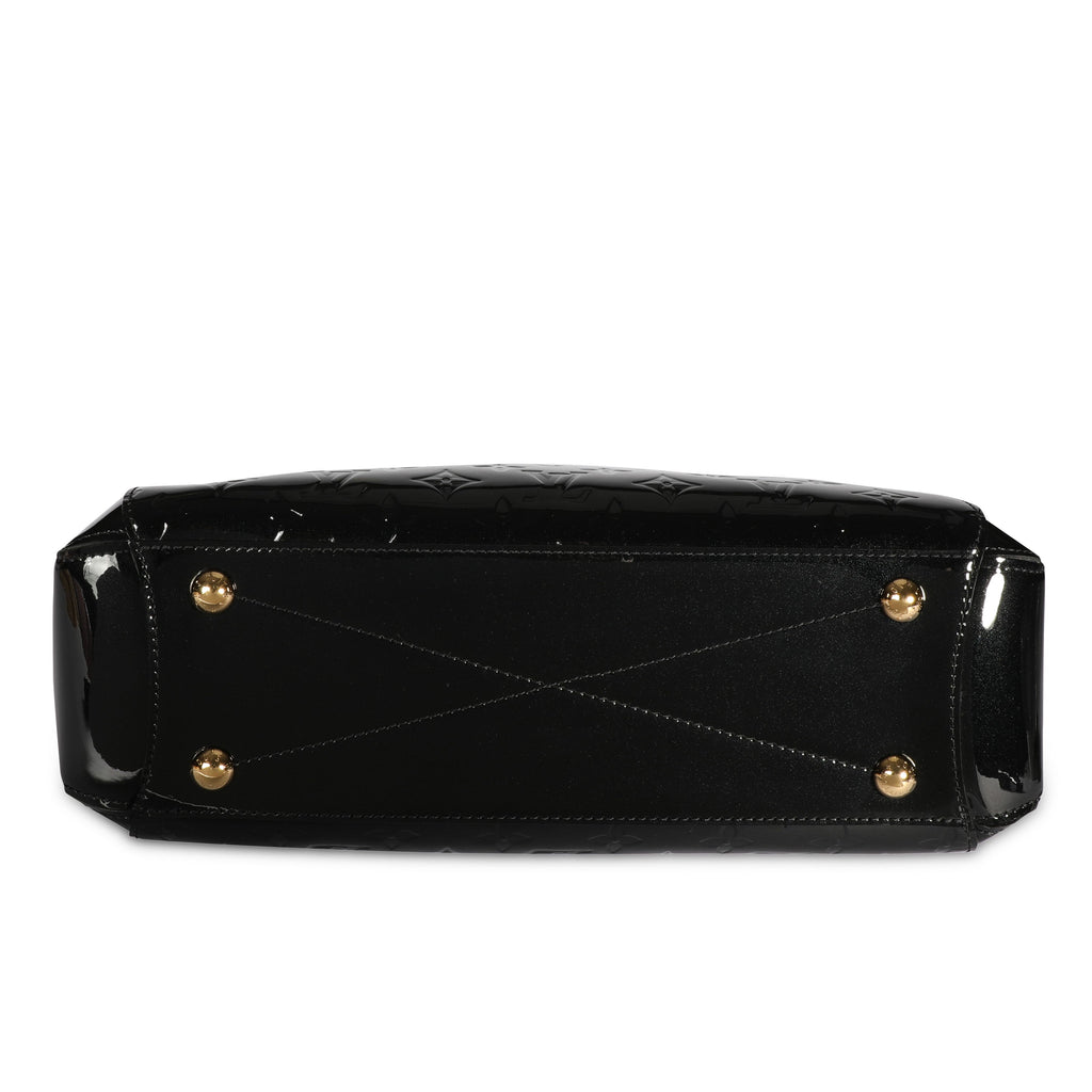 Louis Vuitton Louis Vuitton Black Monogram Vernis Montaigne MM