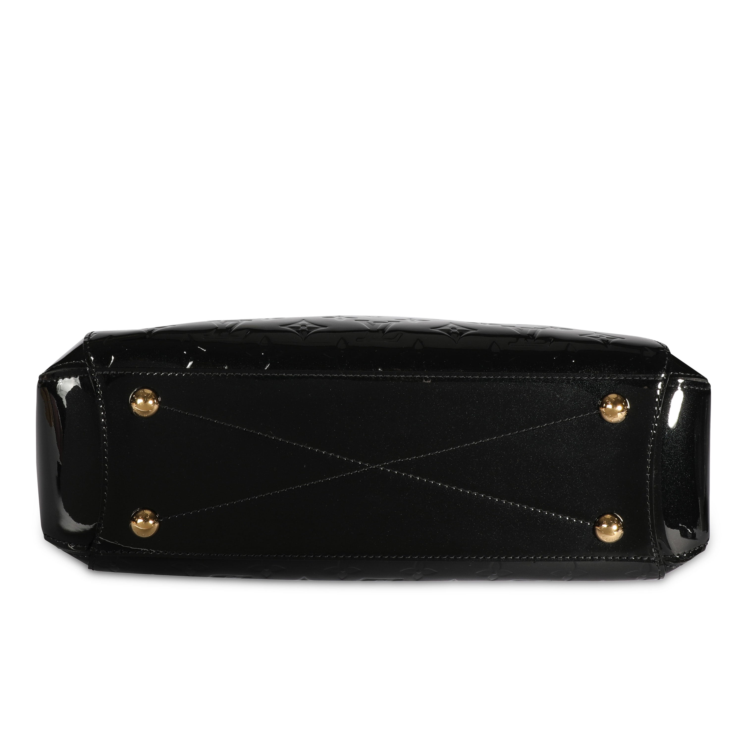 Louis Vuitton Louis Vuitton Black Monogram Vernis Montaigne MM