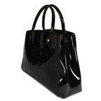 Louis Vuitton Louis Vuitton Black Monogram Vernis Montaigne MM
