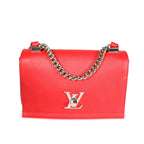 Louis Vuitton Louis Vuitton Rubis Leather Lockme II BB Bag