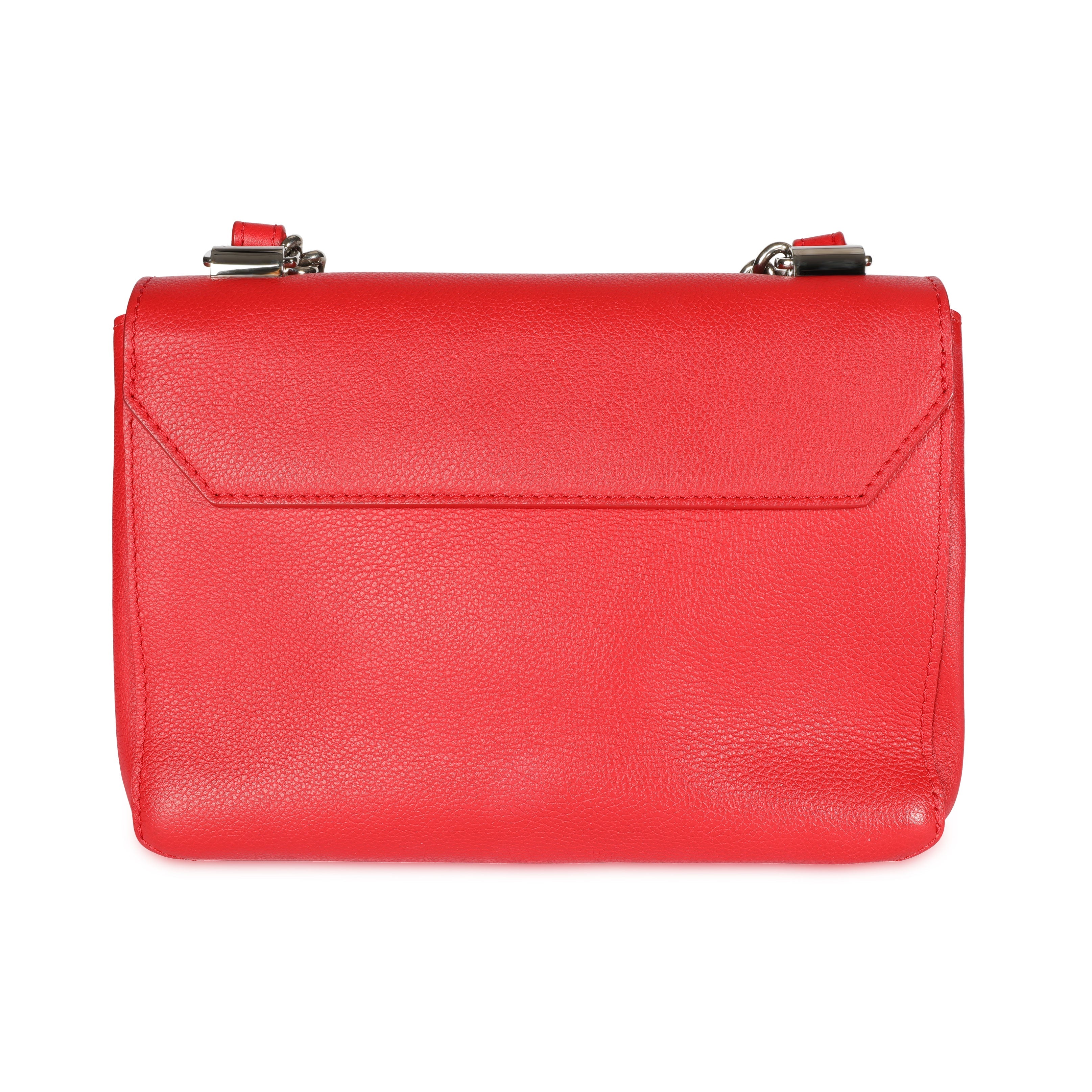 Louis Vuitton Louis Vuitton Rubis Leather Lockme II BB Bag