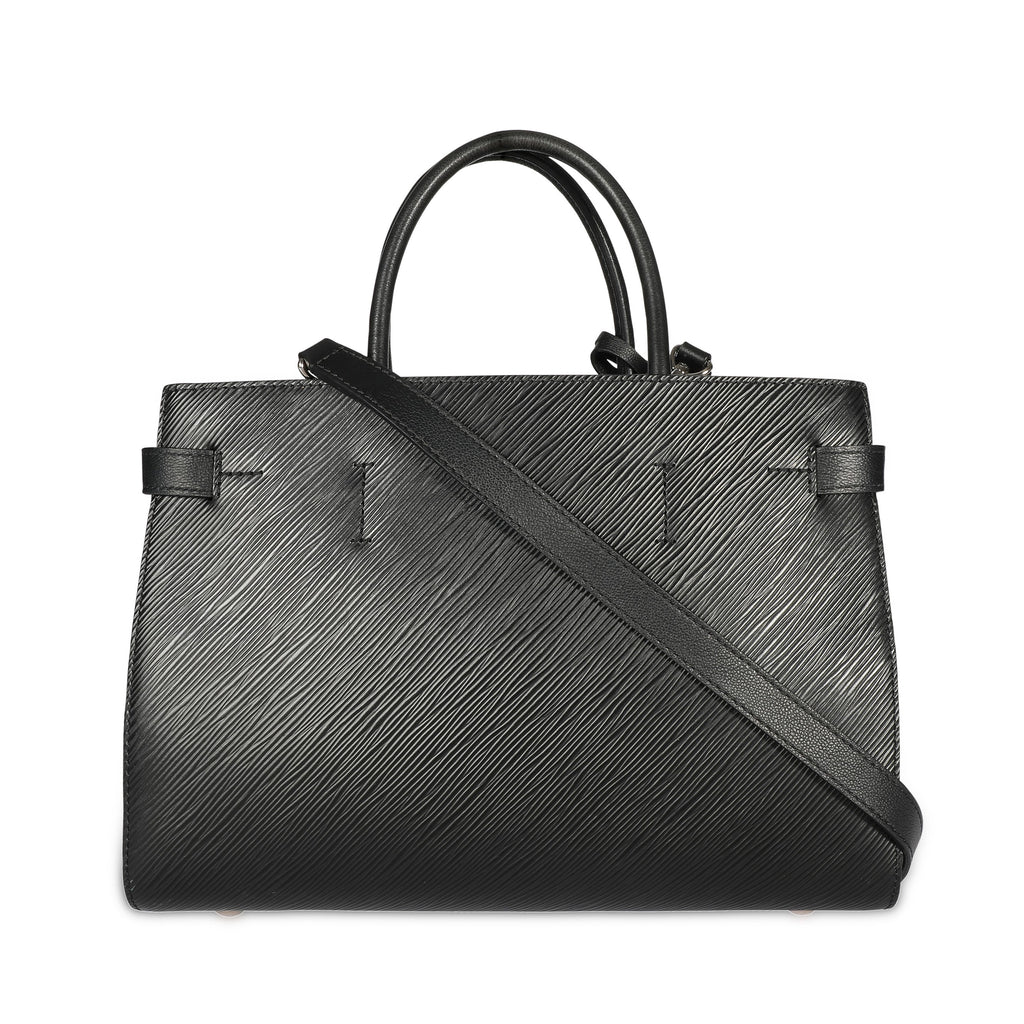 Louis Vuitton Louis Vuitton Black Epi Leather Twist Tote
