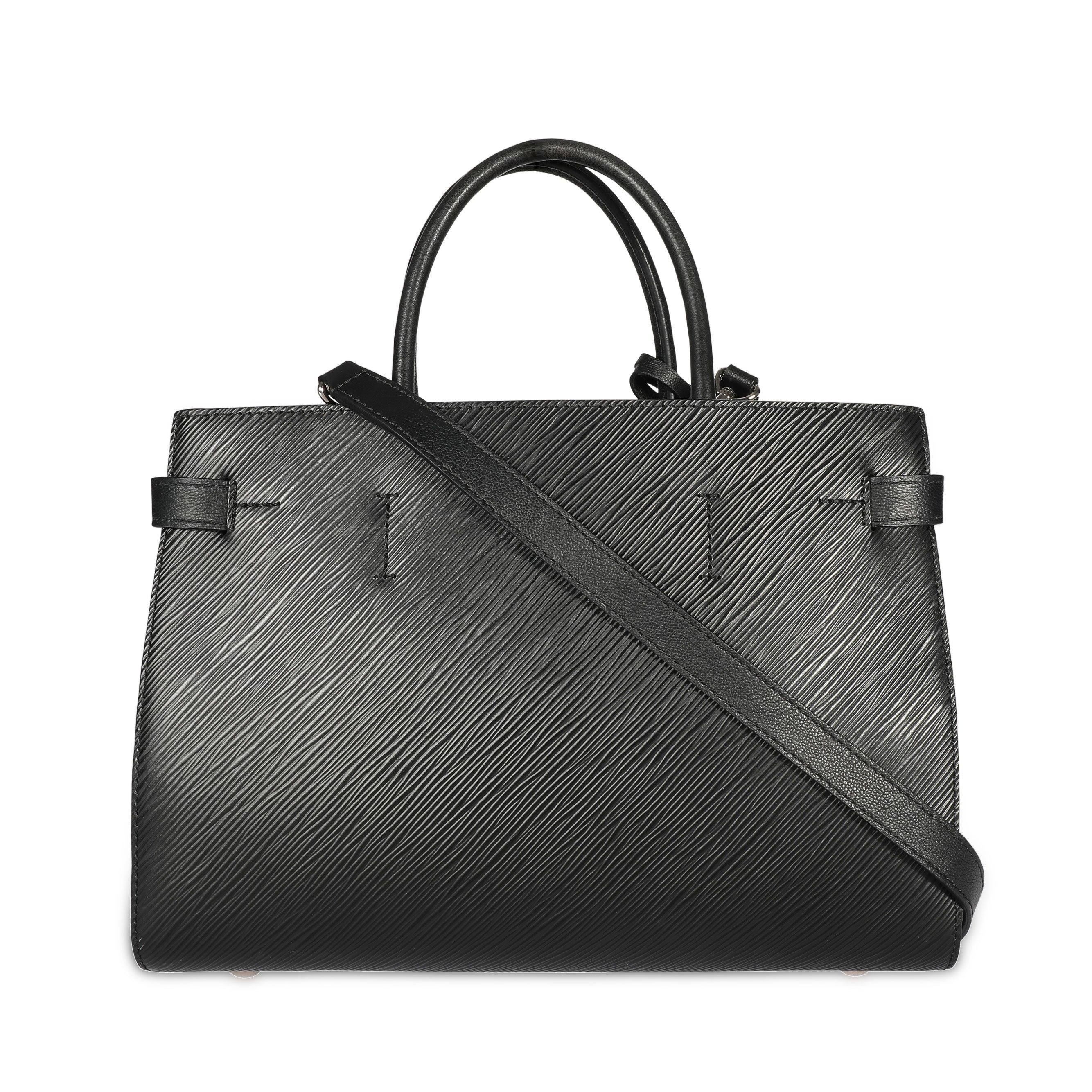 Louis Vuitton Louis Vuitton Black Epi Leather Twist Tote