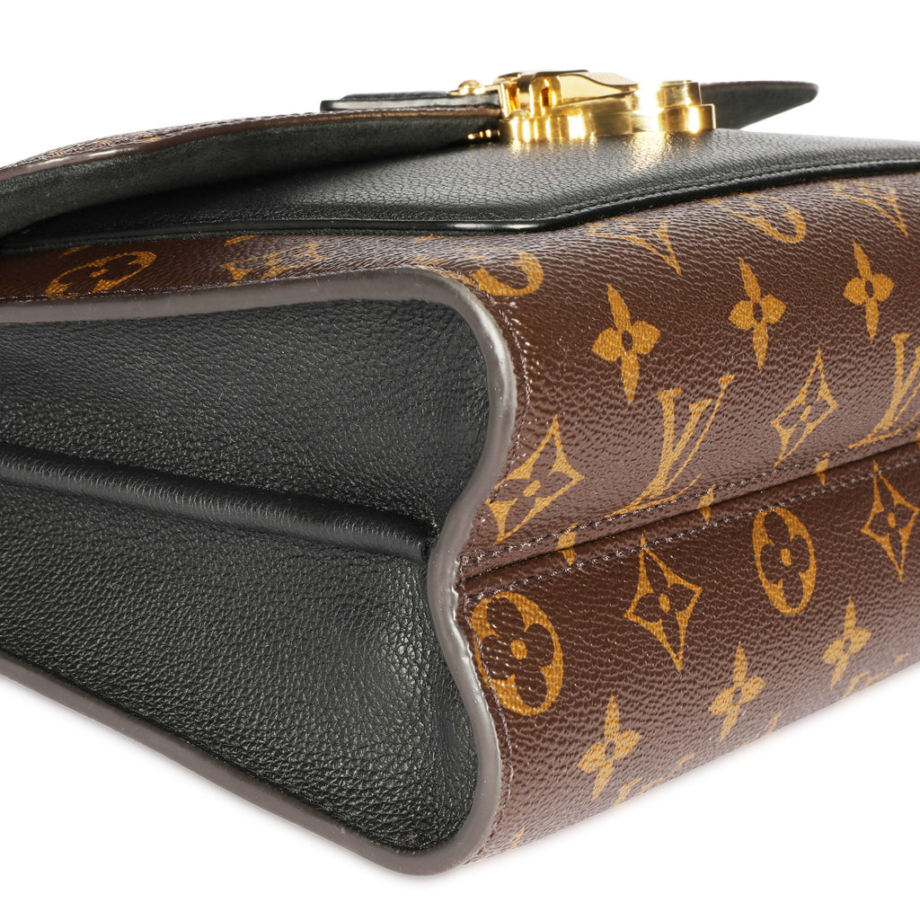 Louis Vuitton Louis Vuitton Monogram Canvas & Black Leather Victoire Chain Bag