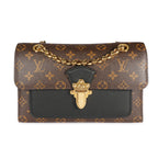 Louis Vuitton Louis Vuitton Monogram Canvas & Black Leather Victoire Chain Bag
