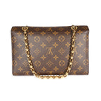 Louis Vuitton Louis Vuitton Monogram Canvas & Black Leather Victoire Chain Bag