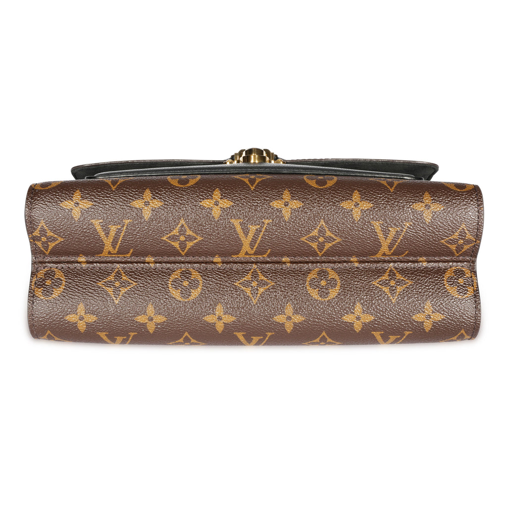 Louis Vuitton Louis Vuitton Monogram Canvas & Black Leather Victoire Chain Bag