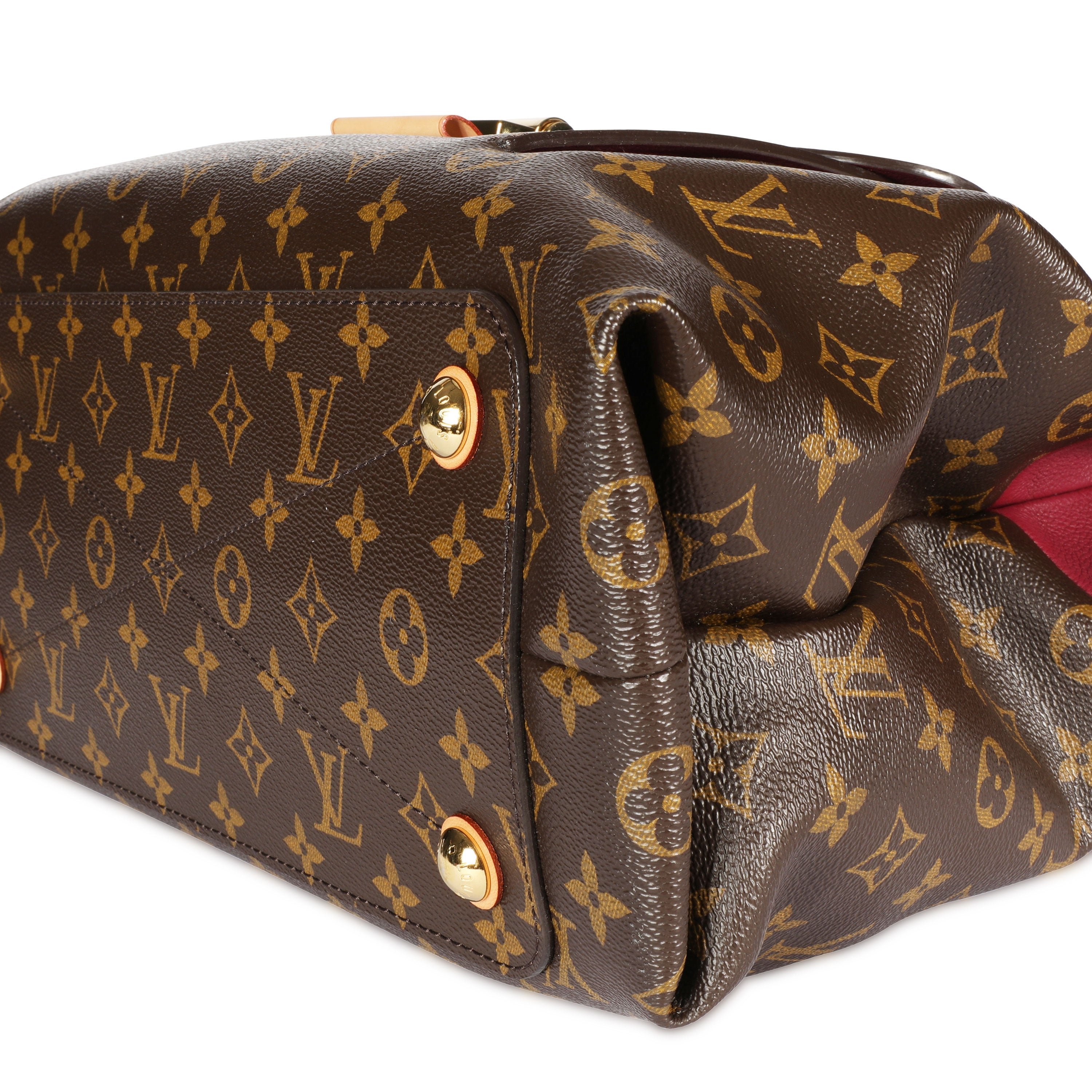 Louis Vuitton Louis Vuitton Monogram Canvas & Aurore Leather Olympe MM