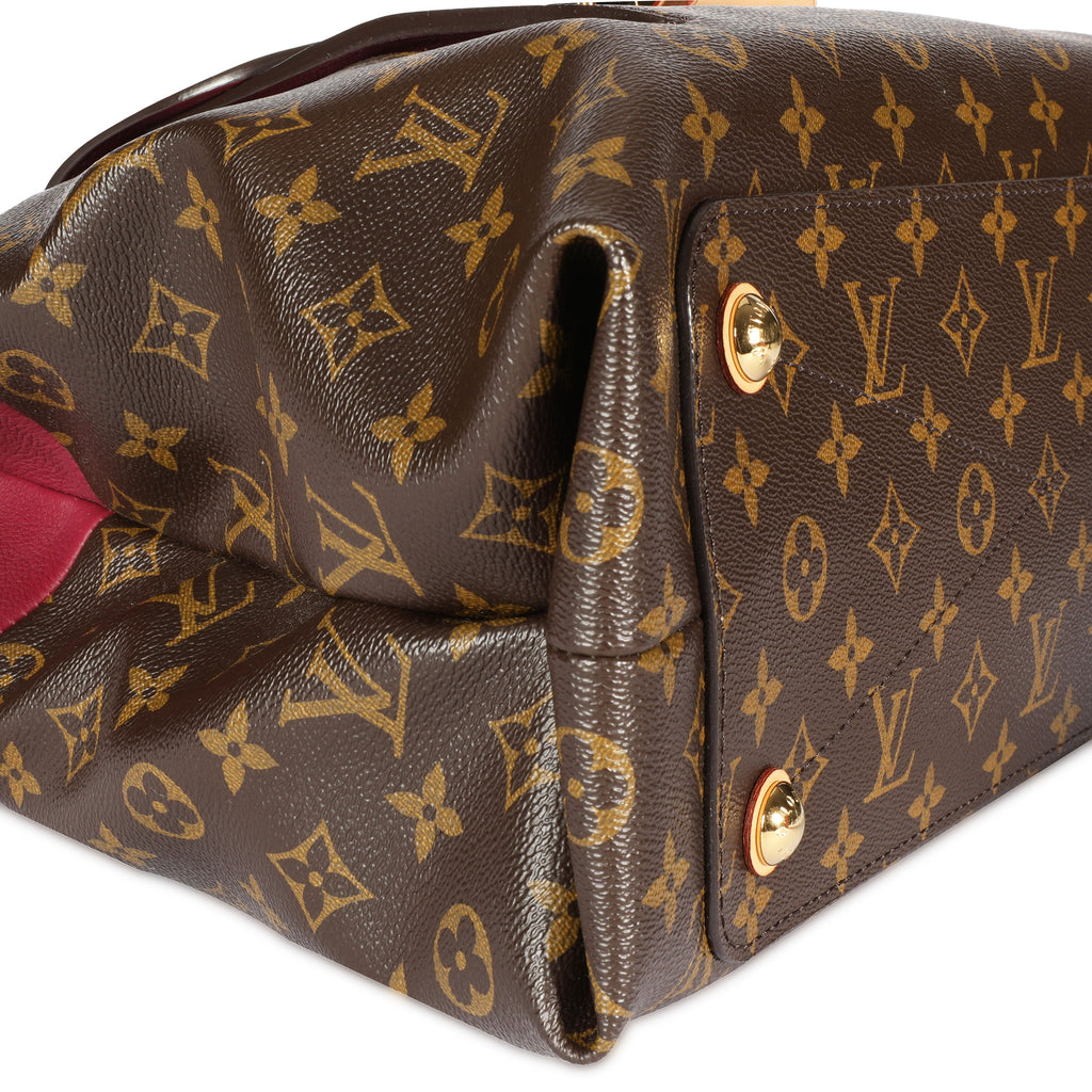 Louis Vuitton Louis Vuitton Monogram Canvas & Aurore Leather Olympe MM