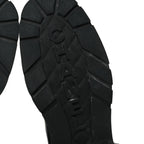 Chanel Calfskin Knit CC Short Boots 38 Black