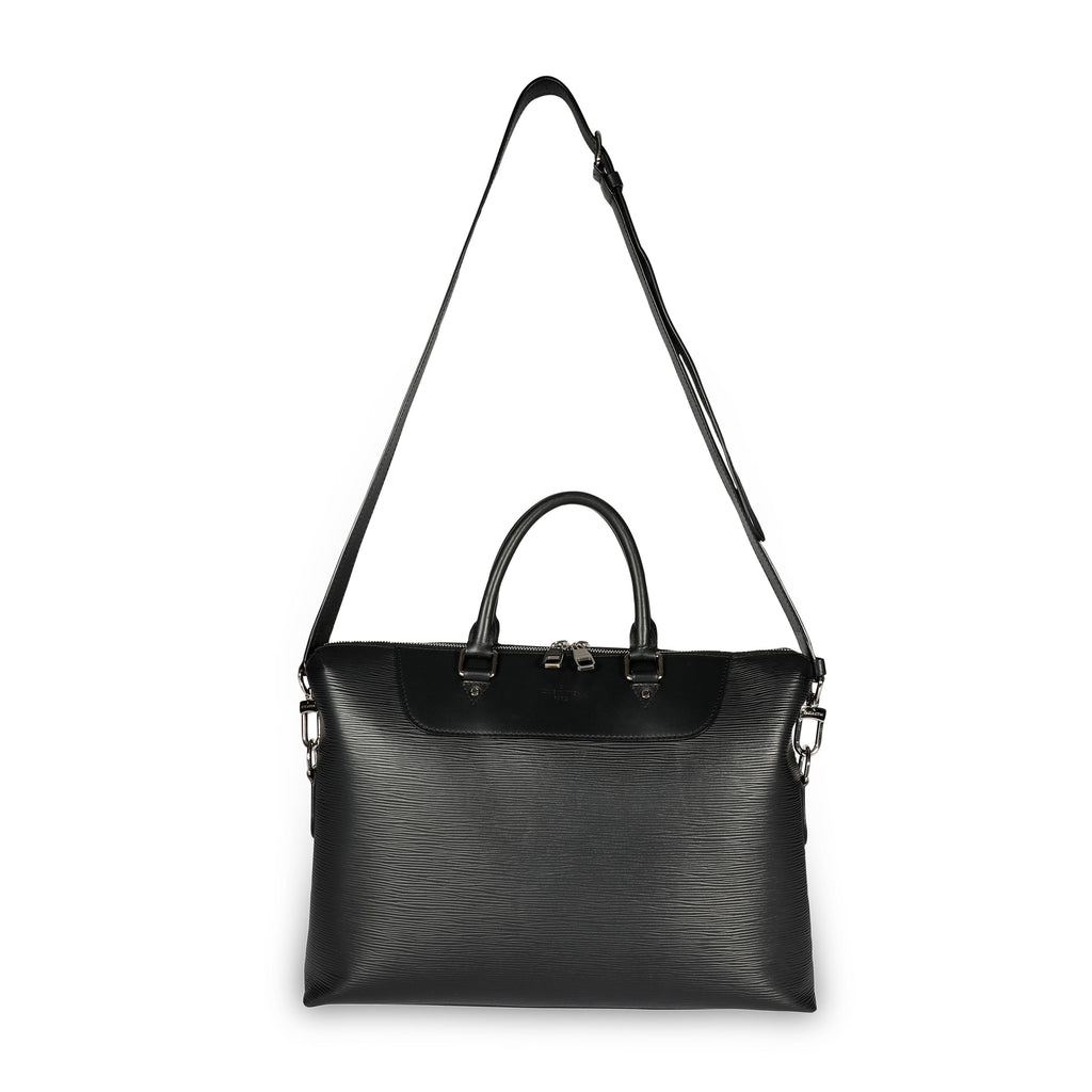 Louis Vuitton Louis Vuitton Black Epi Leather Porte-Documents Jour Bag