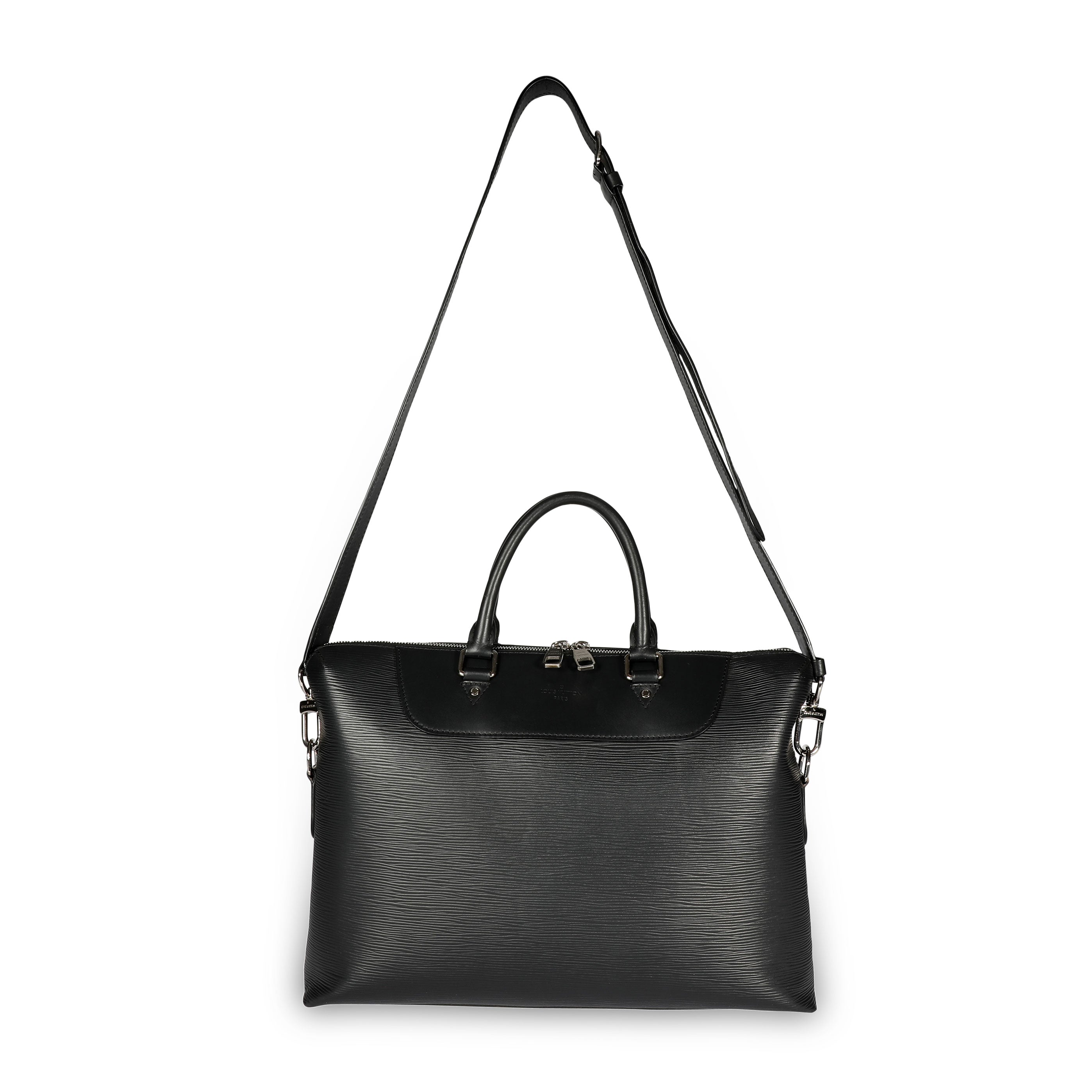 Louis Vuitton Louis Vuitton Black Epi Leather Porte-Documents Jour Bag