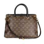 Louis Vuitton Louis Vuitton Monogram Canvas & Black Pallas MM