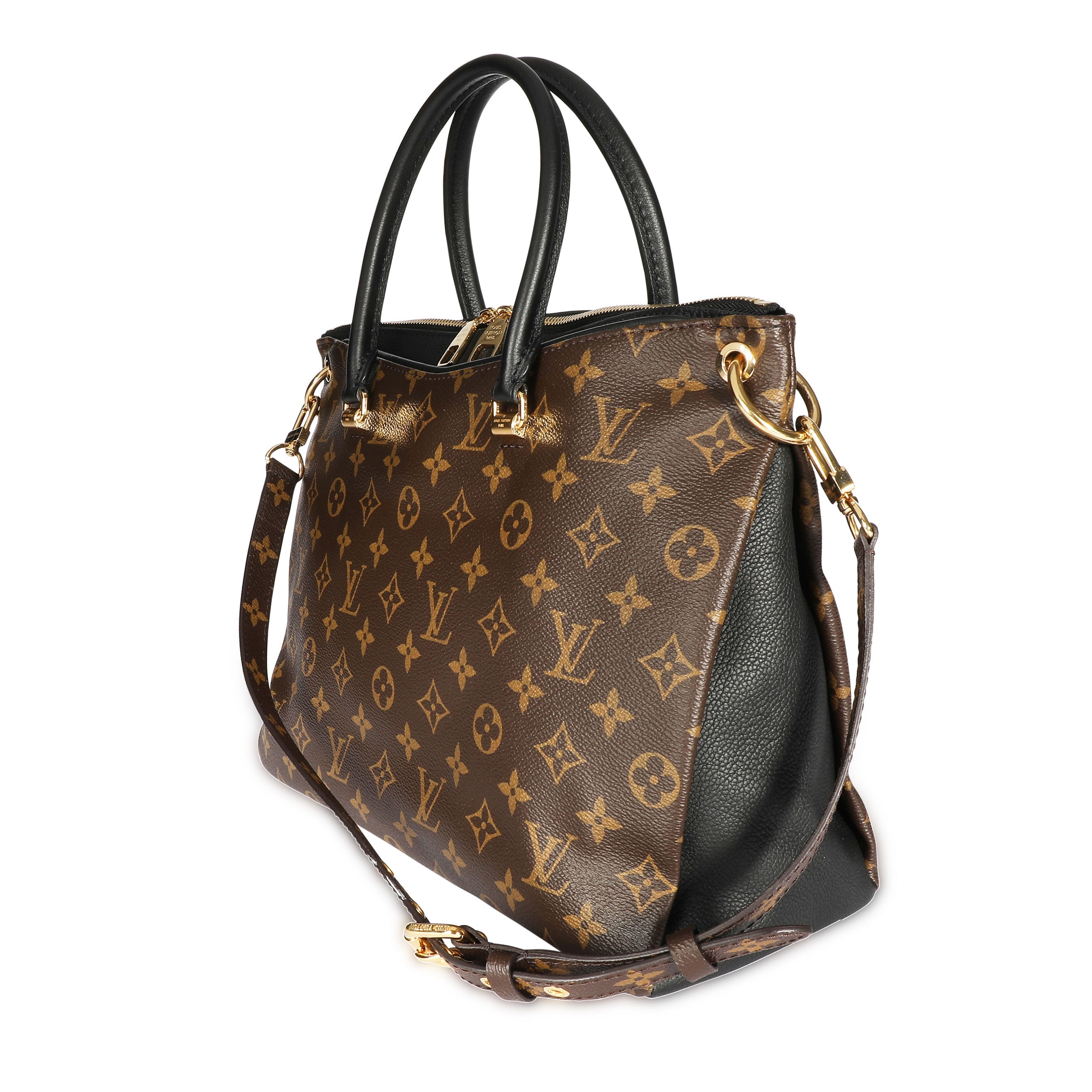 Louis Vuitton Louis Vuitton Monogram Canvas & Black Pallas MM