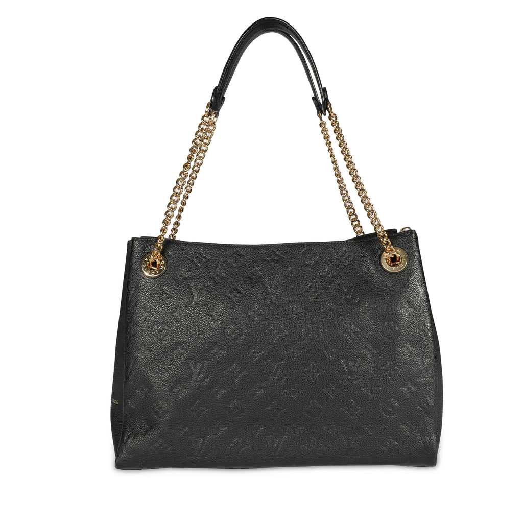 Louis Vuitton Louis Vuitton Black Monogram Empreinte Leather Surène MM