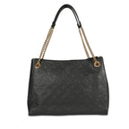 Louis Vuitton Louis Vuitton Black Monogram Empreinte Leather Surène MM