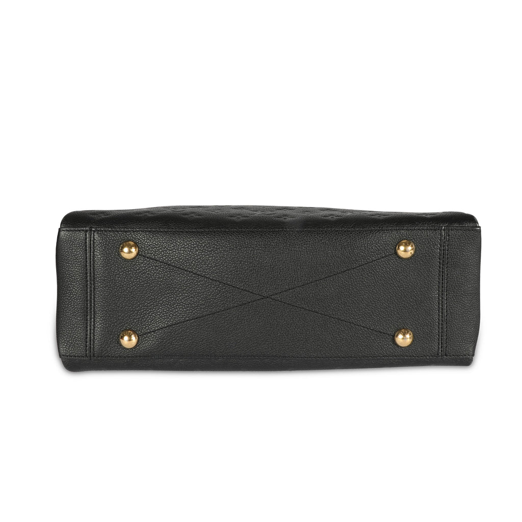 Louis Vuitton Louis Vuitton Black Monogram Empreinte Leather Surène MM
