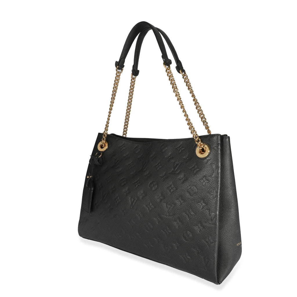 Louis Vuitton Louis Vuitton Black Monogram Empreinte Leather Surène MM