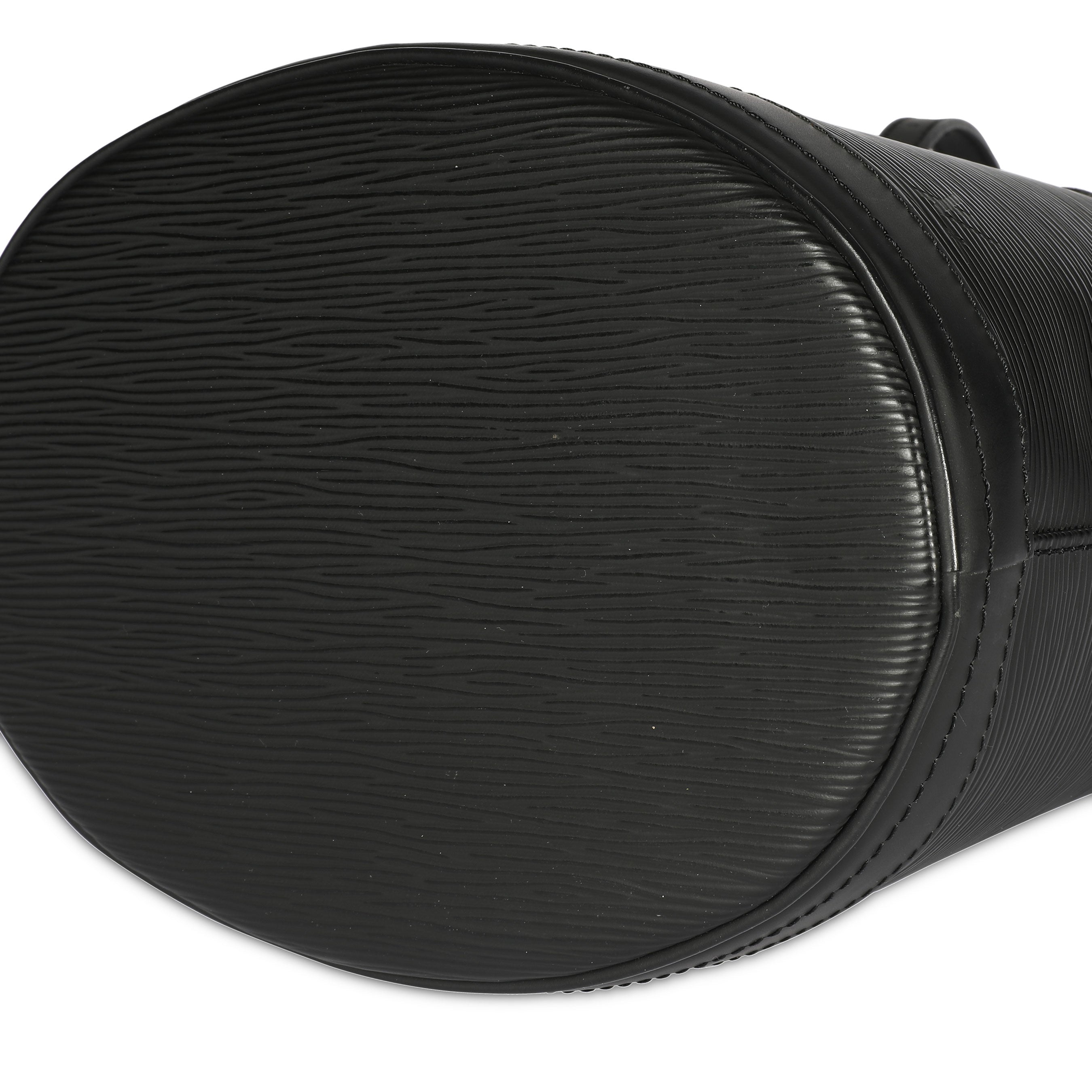 Louis Vuitton Louis Vuitton Black Epi Leather Petit Bucket Bag