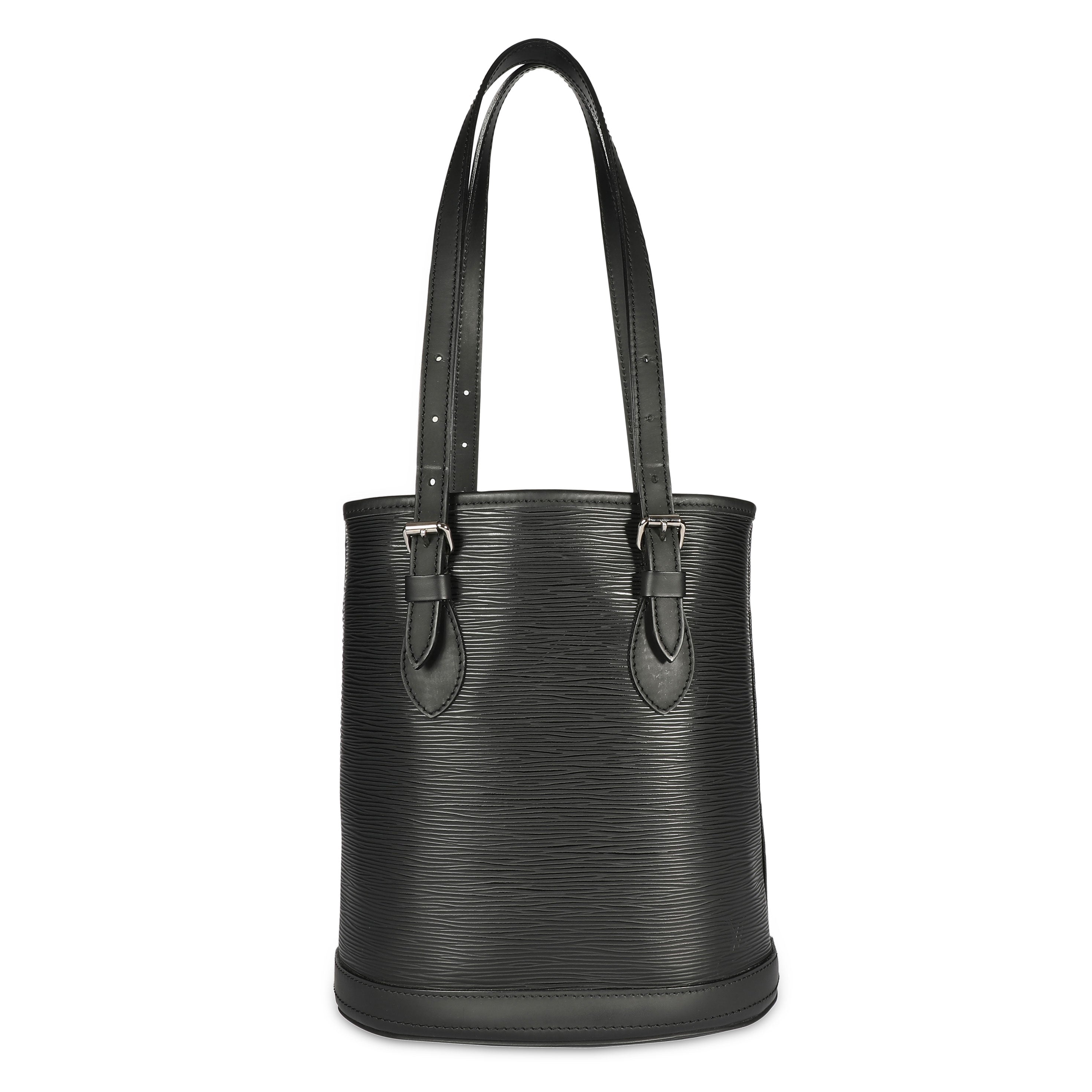 Louis Vuitton Louis Vuitton Black Epi Leather Petit Bucket Bag