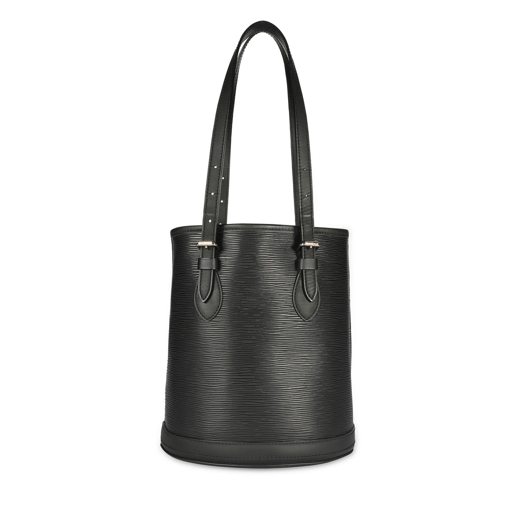 Louis Vuitton Louis Vuitton Black Epi Leather Petit Bucket Bag