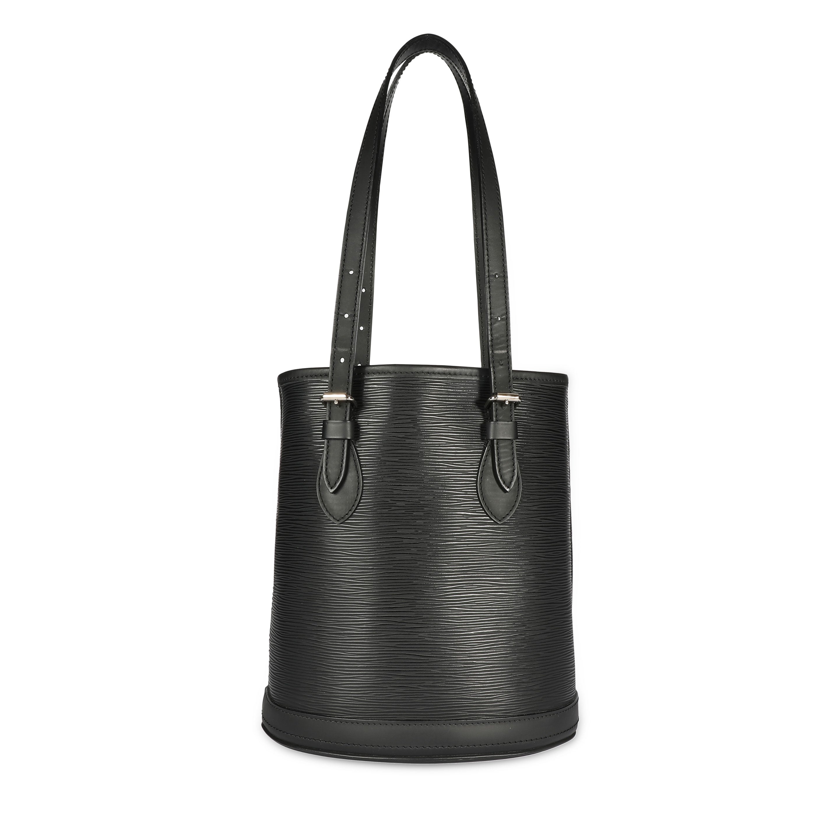 Louis Vuitton Louis Vuitton Black Epi Leather Petit Bucket Bag