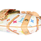 Louis Vuitton Louis Vuitton x Takashi Murakami White Monogram Multicolore Leonor Bag