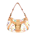 Louis Vuitton Louis Vuitton x Takashi Murakami White Monogram Multicolore Leonor Bag