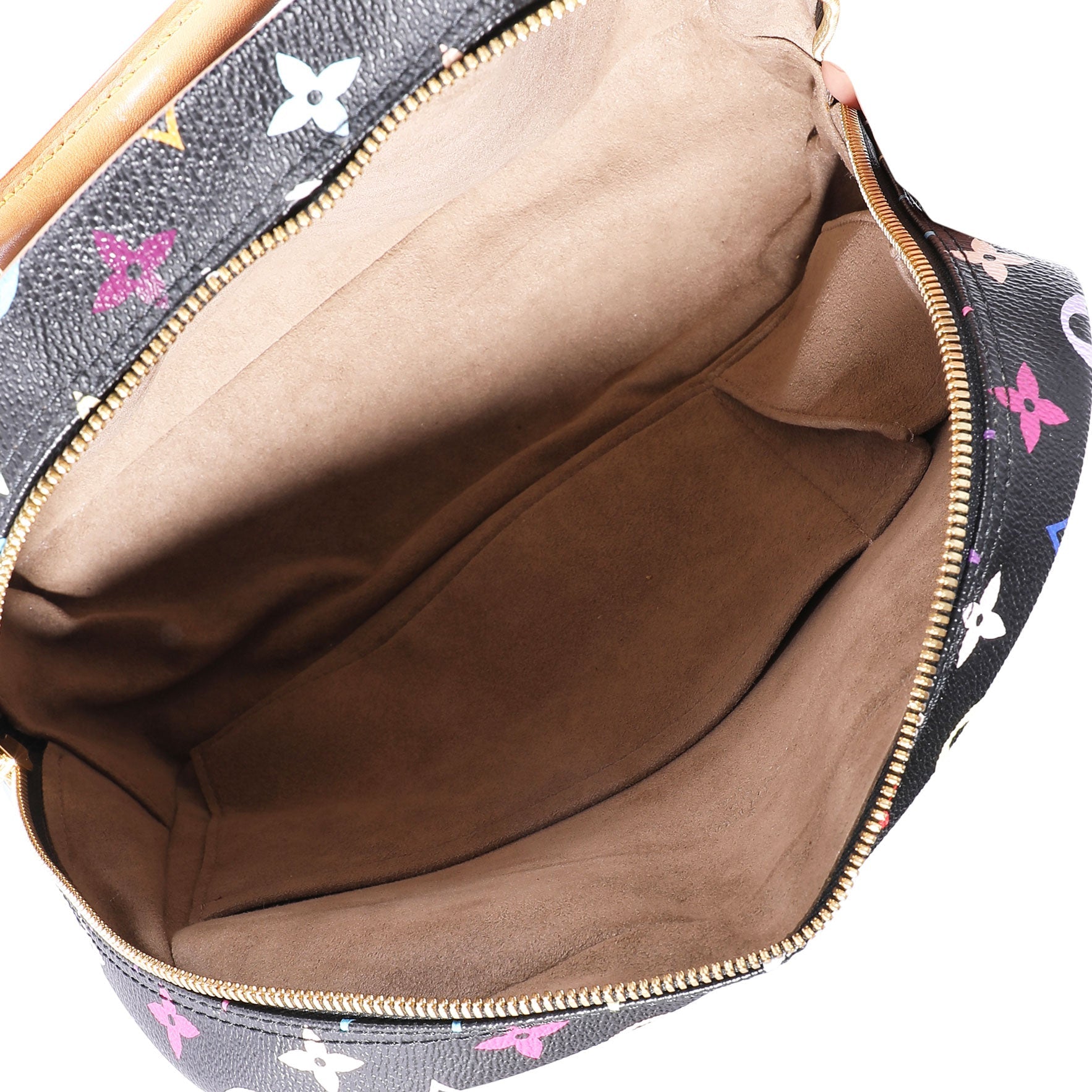 Louis Vuitton Louis Vuitton x Takashi Murakami Black Monogram Multicolore Trouville