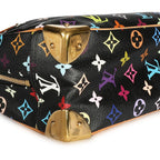 Louis Vuitton Louis Vuitton x Takashi Murakami Black Monogram Multicolore Trouville