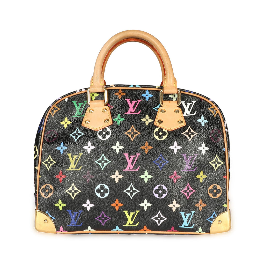 Louis Vuitton Louis Vuitton x Takashi Murakami Black Monogram Multicolore Trouville