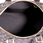 Louis Vuitton Louis Vuitton Brown Mini Lin Speedy 30