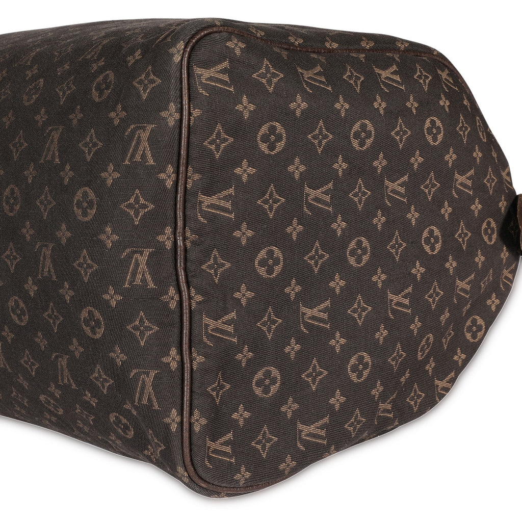 Louis Vuitton Louis Vuitton Brown Mini Lin Speedy 30