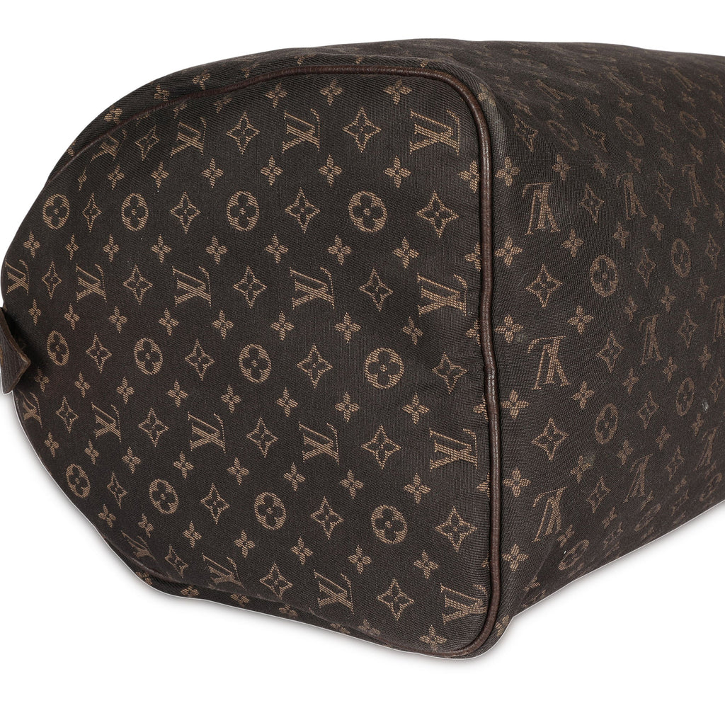 Louis Vuitton Louis Vuitton Brown Mini Lin Speedy 30