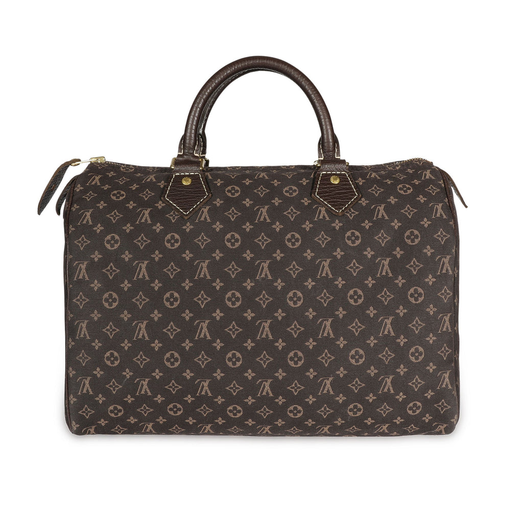 Louis Vuitton Louis Vuitton Brown Mini Lin Speedy 30