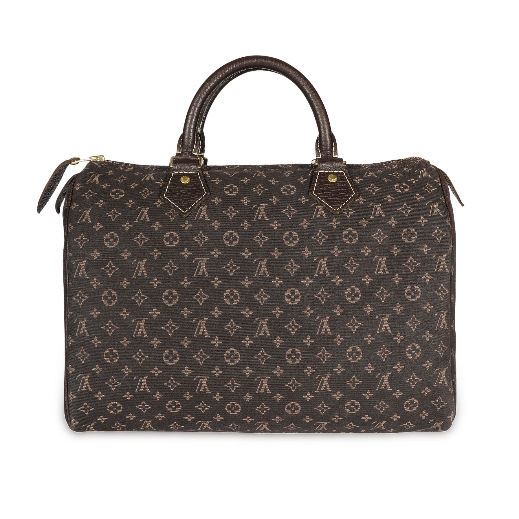 Louis Vuitton Louis Vuitton Brown Mini Lin Speedy 30