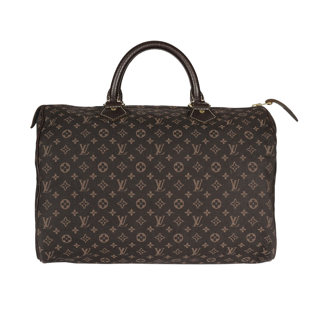 Louis Vuitton Louis Vuitton Brown Mini Lin Speedy 30