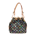 Louis Vuitton Louis Vuitton x Takashi Murakami Black Monogram Multicolore Noé Bag