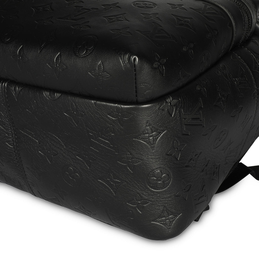 Louis Vuitton Louis Vuitton Black Monogram Shadow Leather Sprinter Backpack