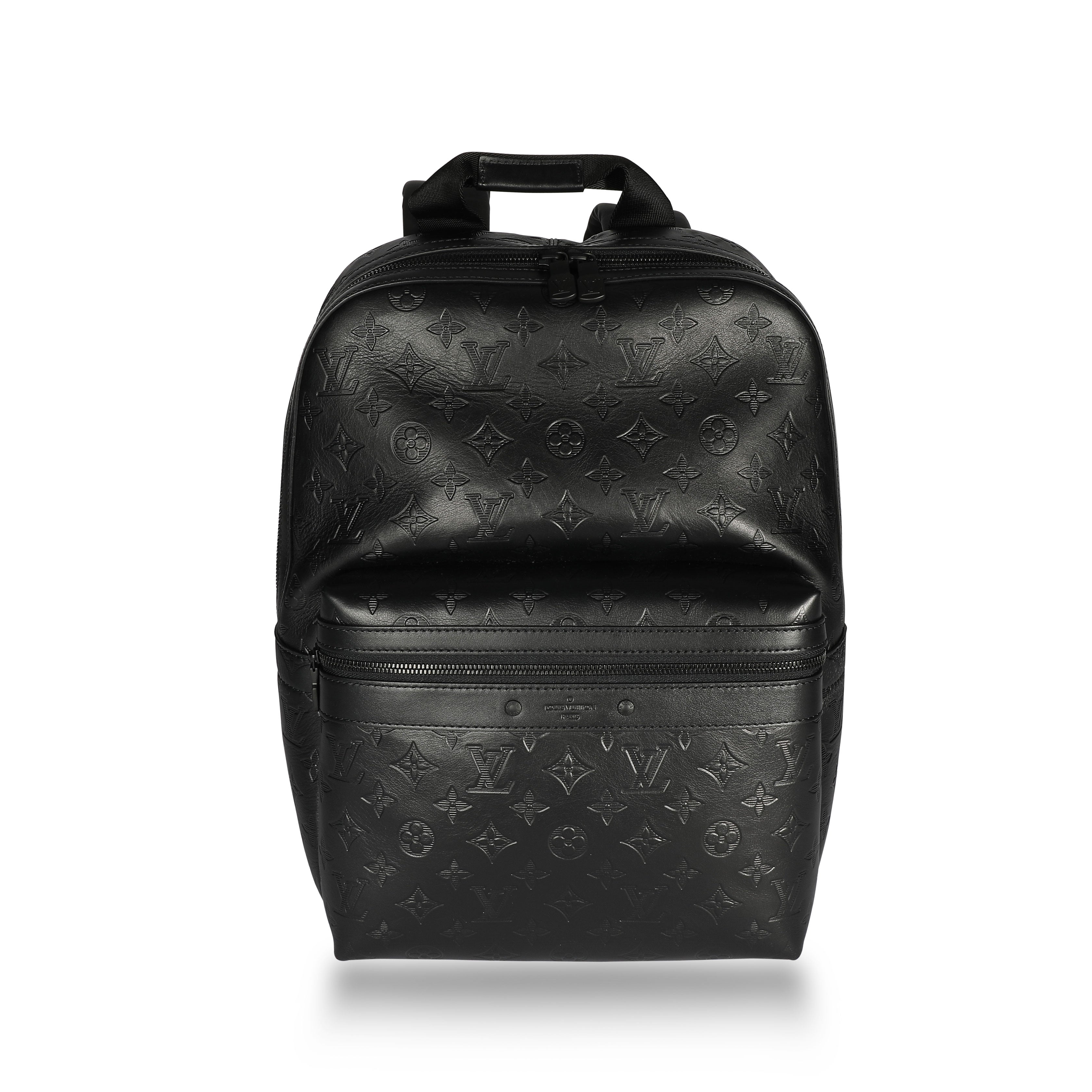 Louis Vuitton Louis Vuitton Black Monogram Shadow Leather Sprinter Backpack