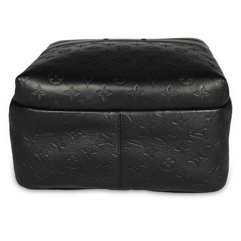 Louis Vuitton Louis Vuitton Black Monogram Shadow Leather Sprinter Backpack